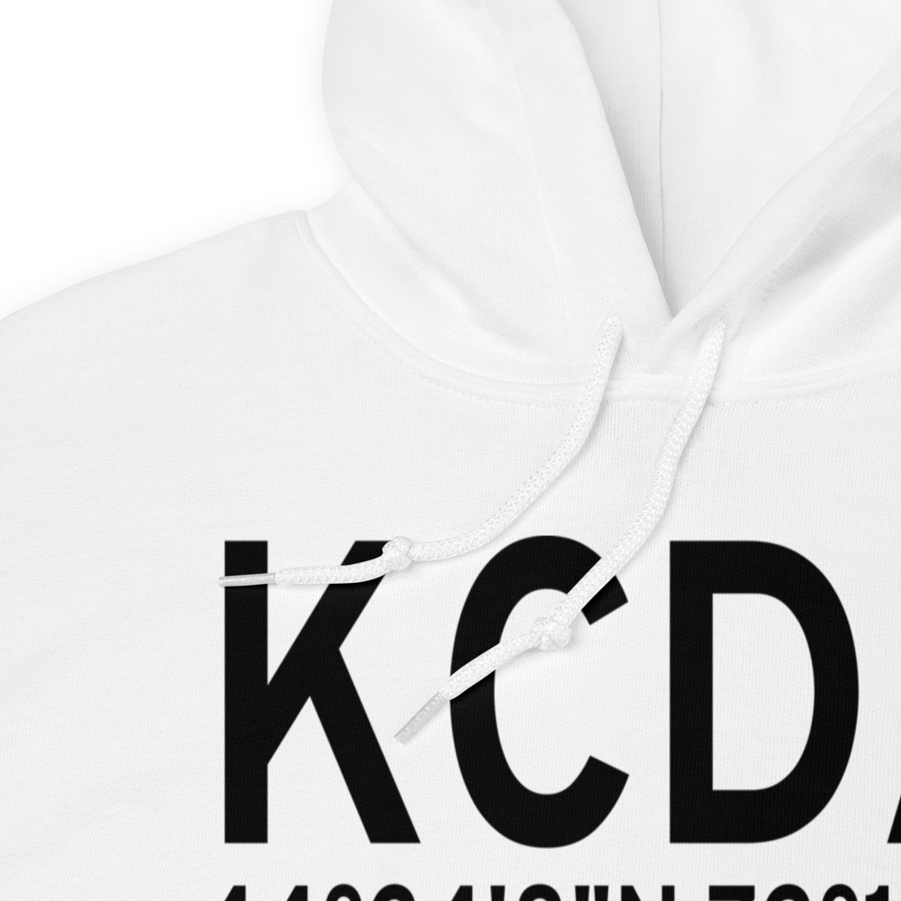 Caledonia County Airport (KCDA) ICAO Hoodie Sweatshirt 