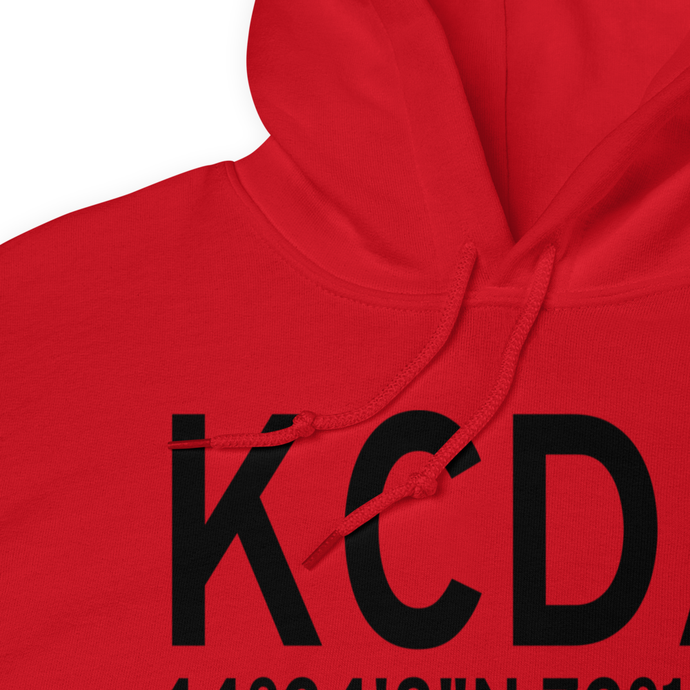 Caledonia County Airport (KCDA) ICAO Hoodie Sweatshirt 