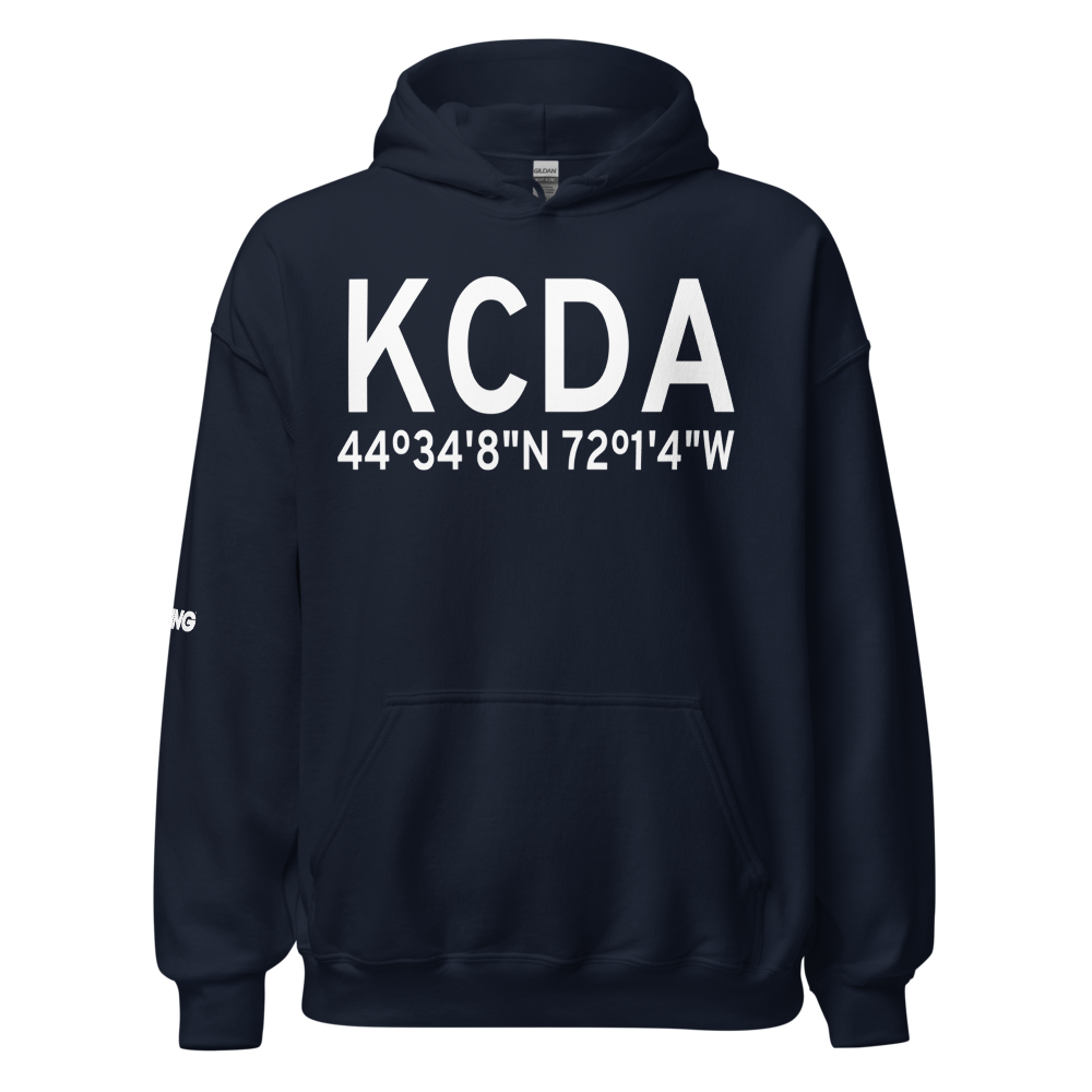 Caledonia County Airport (KCDA) ICAO Hoodie Sweatshirt 