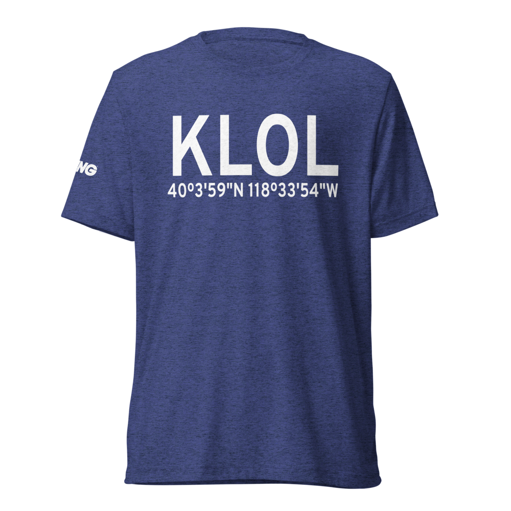 Derby Field (KLOL) ICAO Tri-blend T-Shirt 