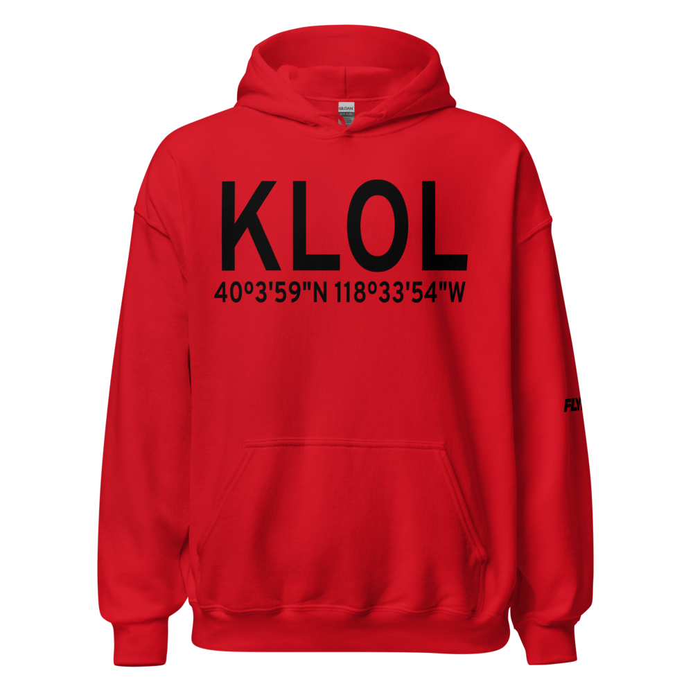 Derby Field (KLOL) ICAO Hoodie Sweatshirt 