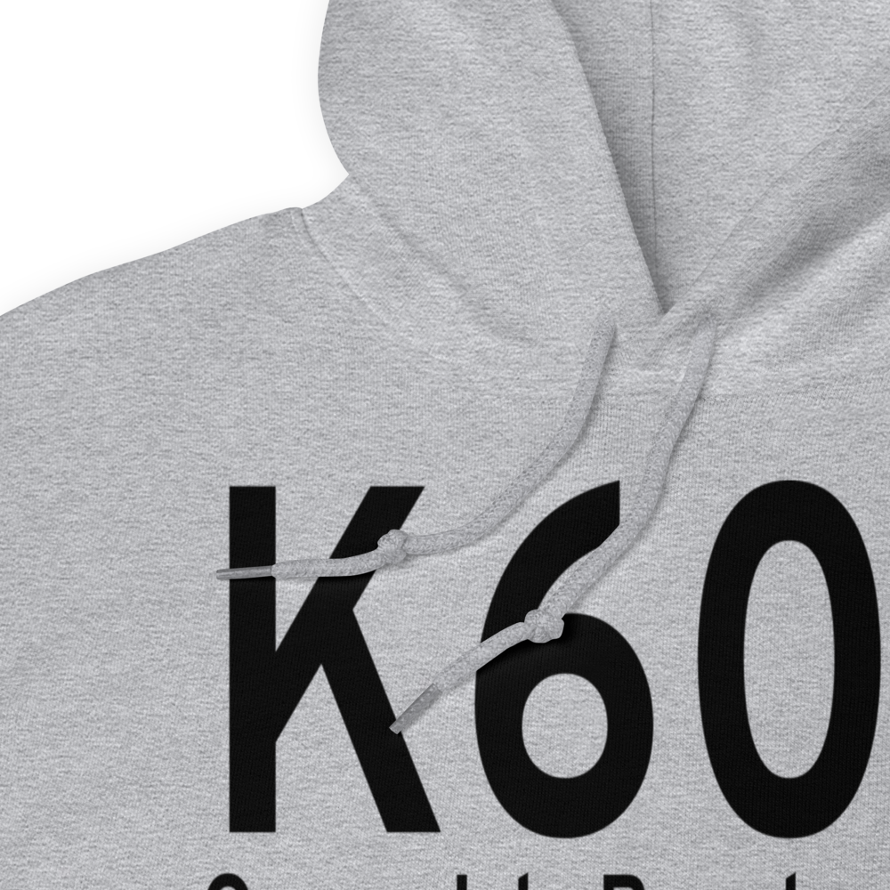 Odell Williamson Municipal Airport (K60J) ICAO Hoodie Sweatshirt 