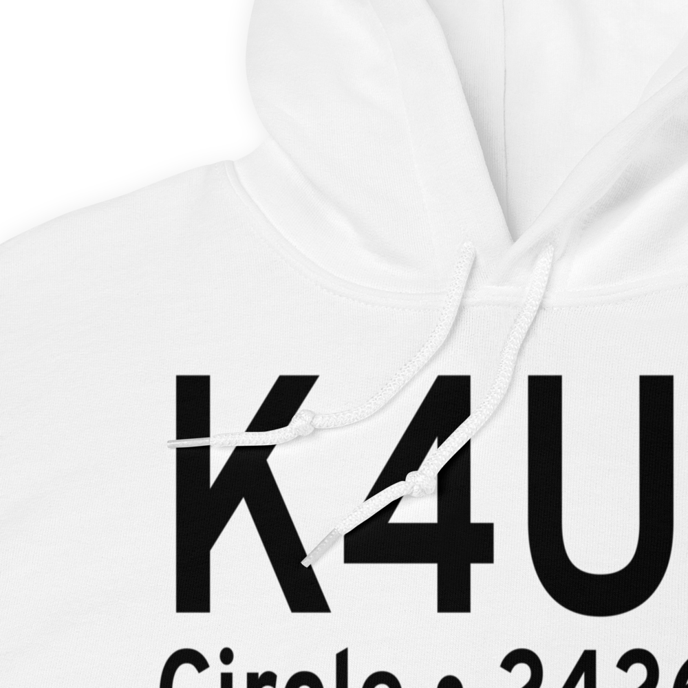 Circle Town County Airport (K4U6) ICAO Hoodie Sweatshirt 