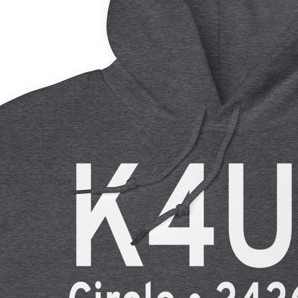 Circle Town County Airport (K4U6) ICAO Hoodie Sweatshirt 