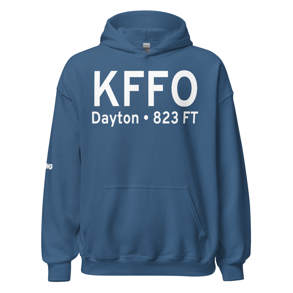Wright-Patterson Air Force Base (KFFO) ICAO Hoodie Sweatshirt 