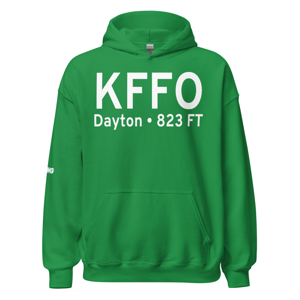 Wright-Patterson Air Force Base (KFFO) ICAO Hoodie Sweatshirt 