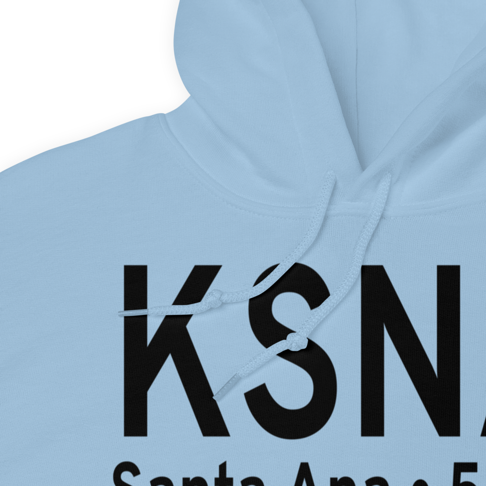 John Wayne Airport-Orange County Airport (KSNA) ICAO Hoodie Sweatshirt 