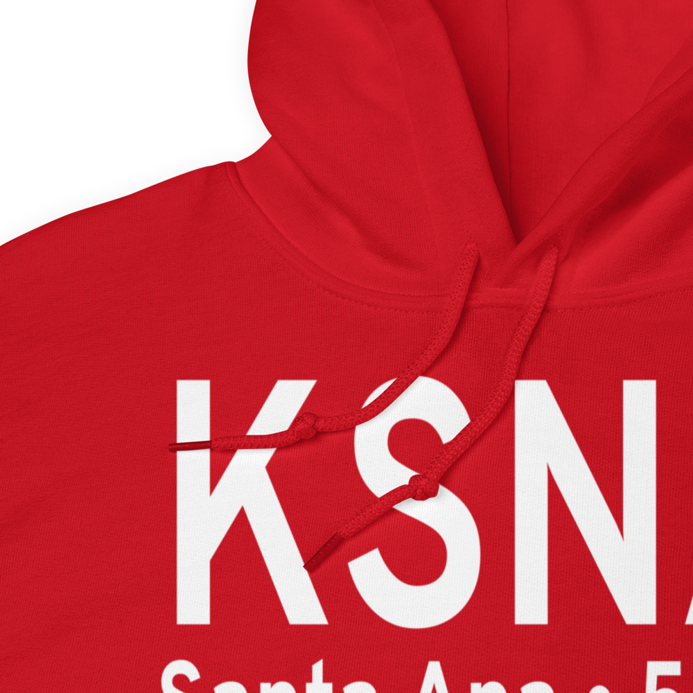 John Wayne Airport-Orange County Airport (KSNA) ICAO Hoodie Sweatshirt 