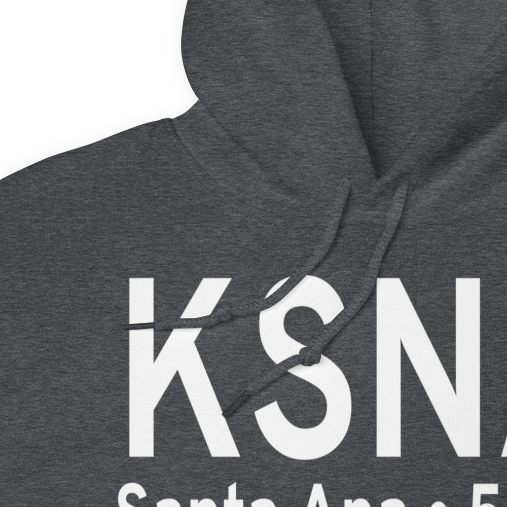 John Wayne Airport-Orange County Airport (KSNA) ICAO Hoodie Sweatshirt 