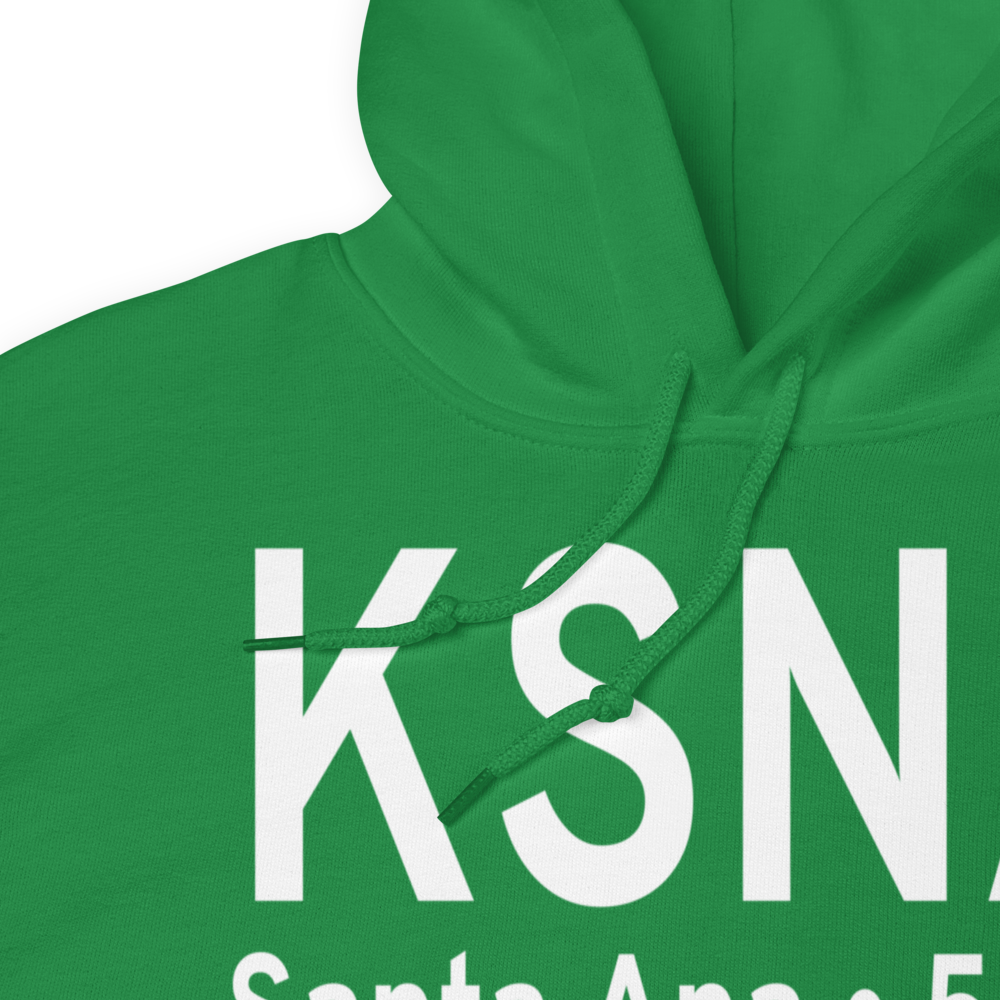 John Wayne Airport-Orange County Airport (KSNA) ICAO Hoodie Sweatshirt 