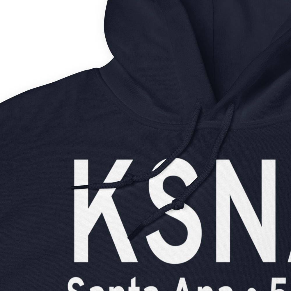 John Wayne Airport-Orange County Airport (KSNA) ICAO Hoodie Sweatshirt 