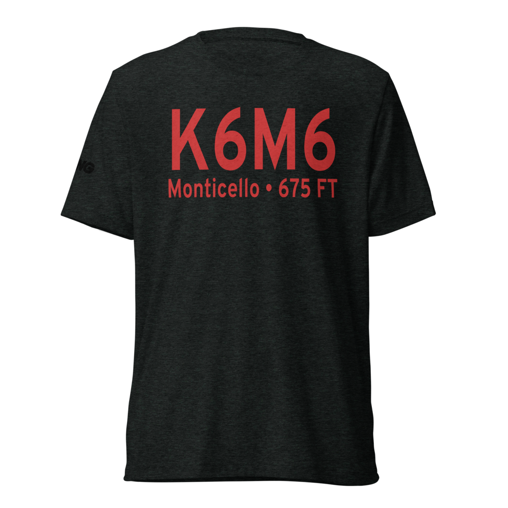 Lewis County Regional Airport (K6M6) ICAO Tri-blend T-Shirt 