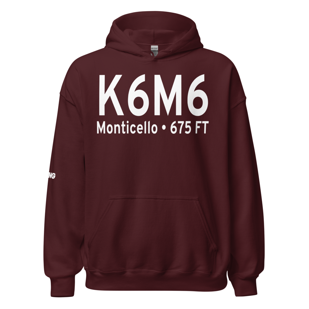 Lewis County Regional Airport (K6M6) ICAO Hoodie Sweatshirt 