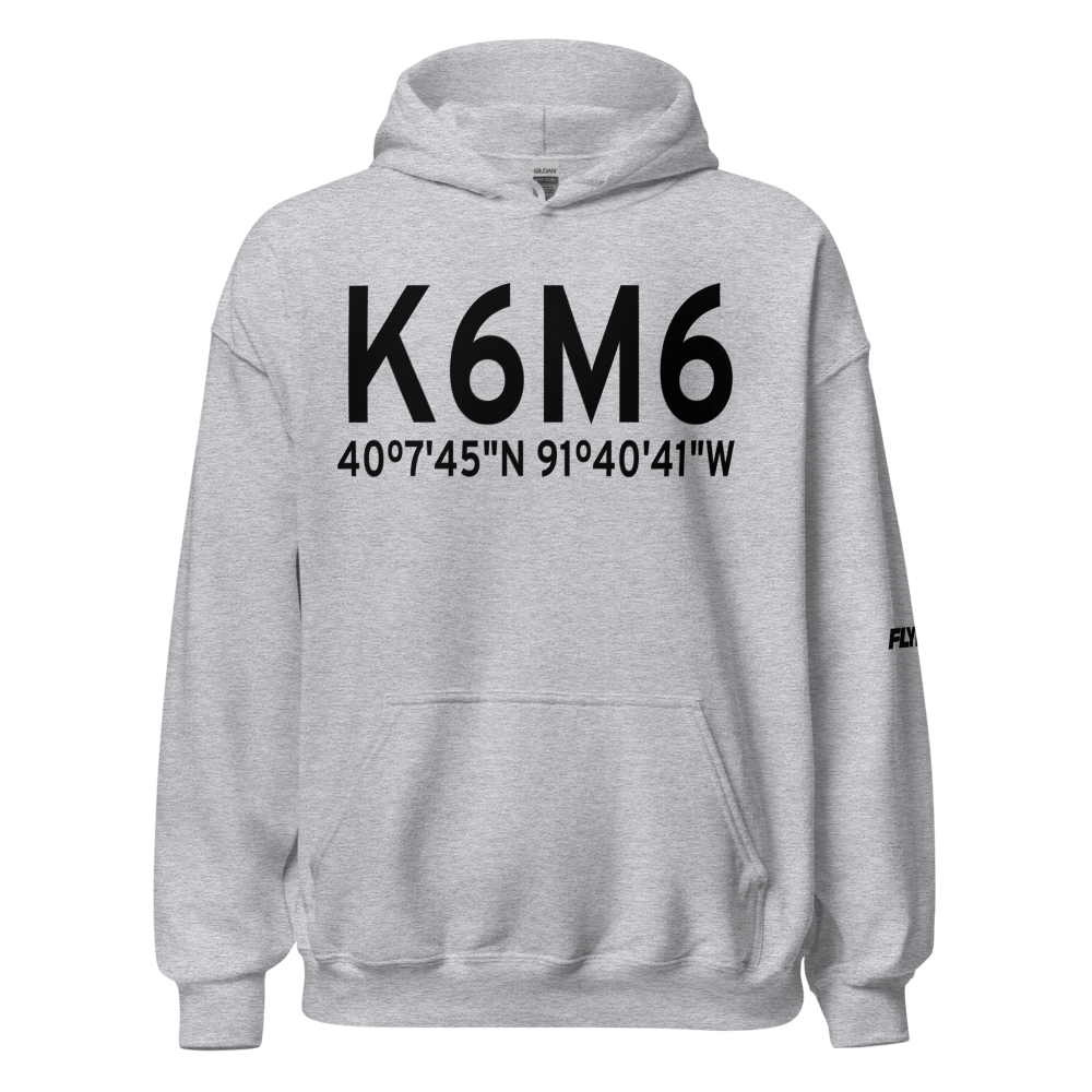 Lewis County Regional Airport (K6M6) ICAO Hoodie Sweatshirt 