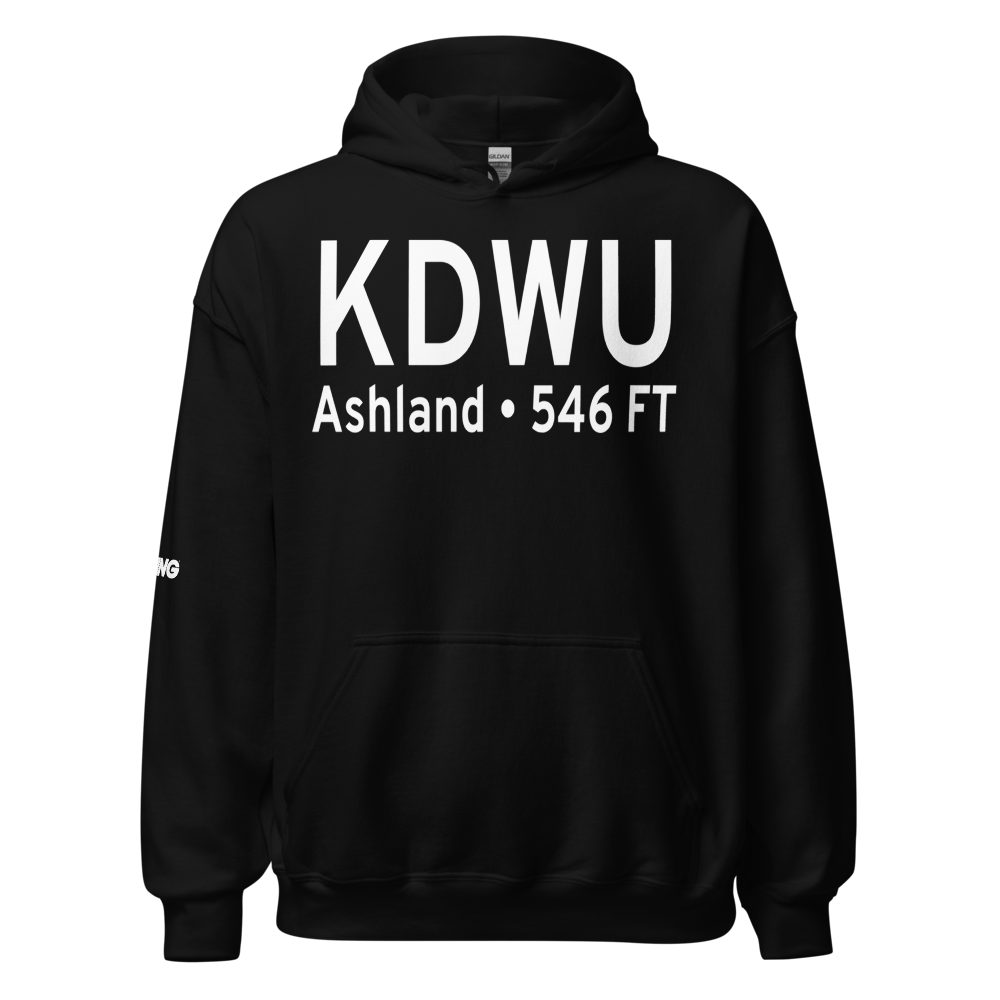 Ashland Regional Airport (KDWU) ICAO Hoodie Sweatshirt 