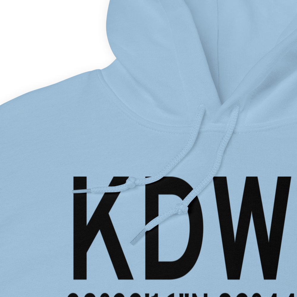 Ashland Regional Airport (KDWU) ICAO Hoodie Sweatshirt 