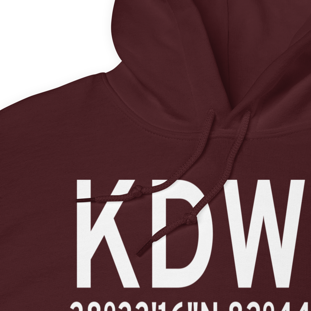 Ashland Regional Airport (KDWU) ICAO Hoodie Sweatshirt 