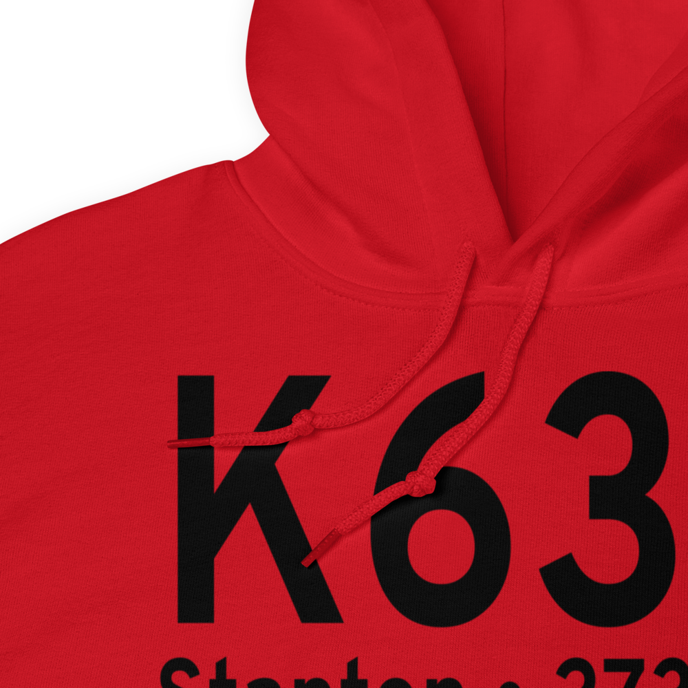 Stanton Municipal Airport (K63F) ICAO Hoodie Sweatshirt 