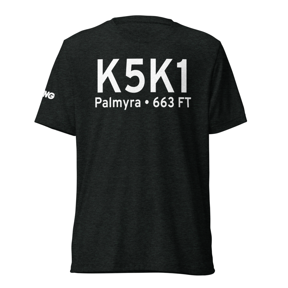 Zelmer Memorial Airpark Inc Airport (K5K1) ICAO Tri-blend T-Shirt 