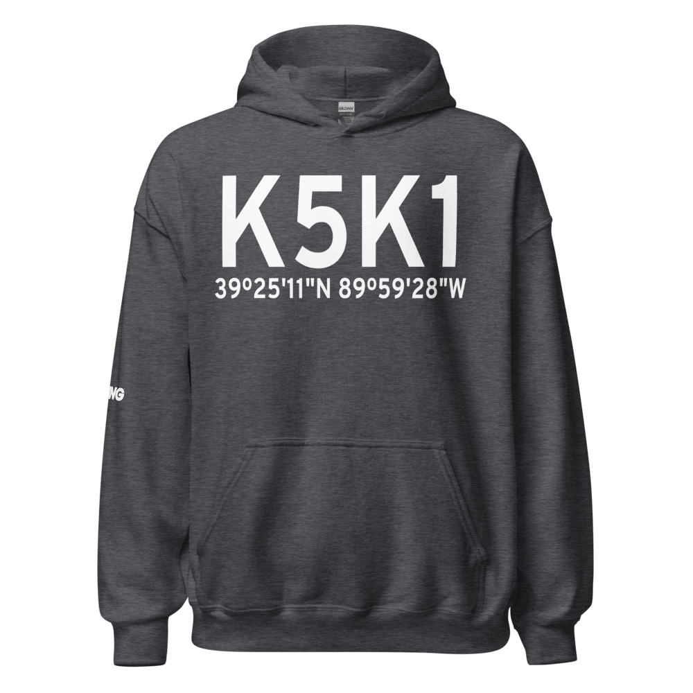Zelmer Memorial Airpark Inc Airport (K5K1) ICAO Hoodie Sweatshirt 