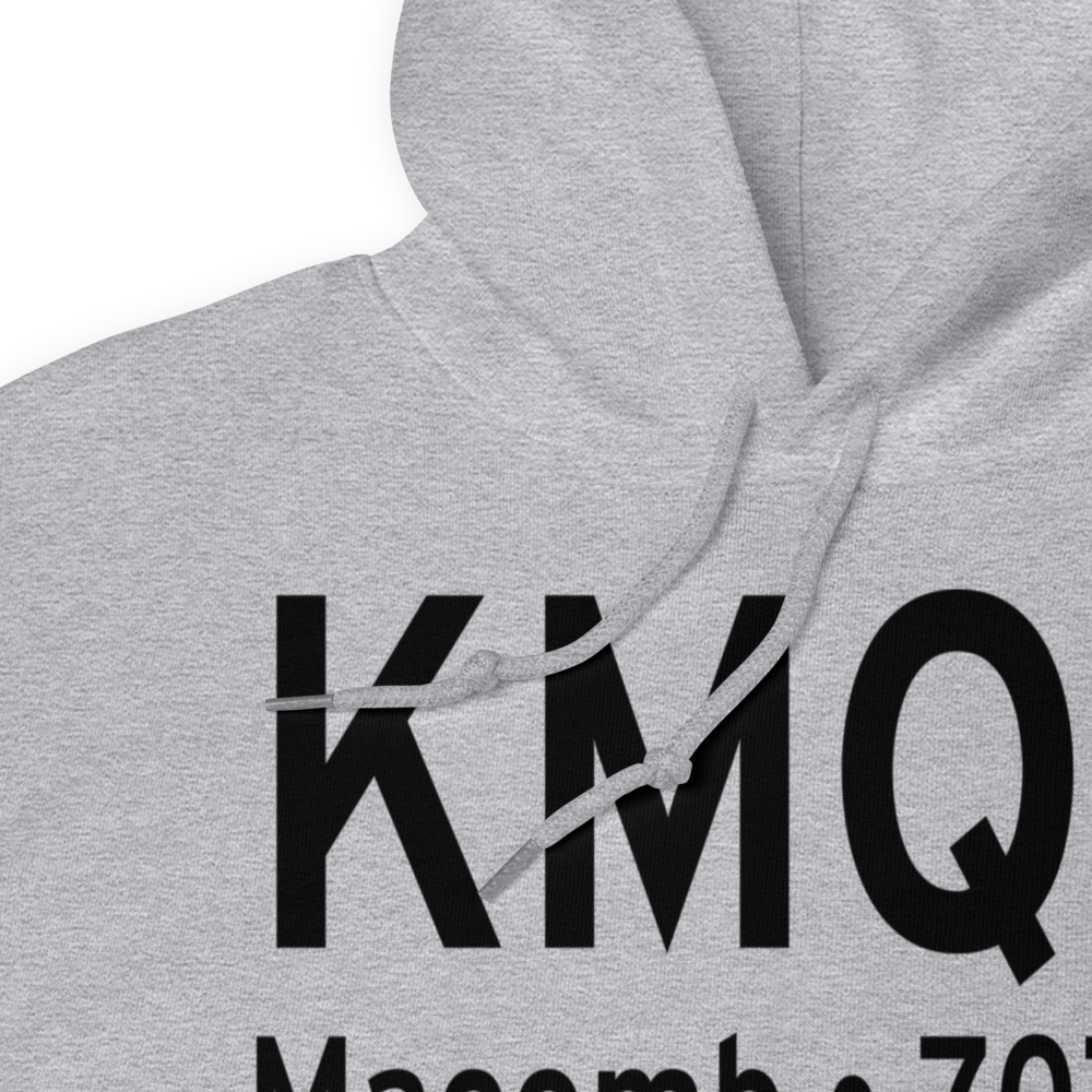 Macomb Municipal Airport (KMQB) ICAO Hoodie Sweatshirt 