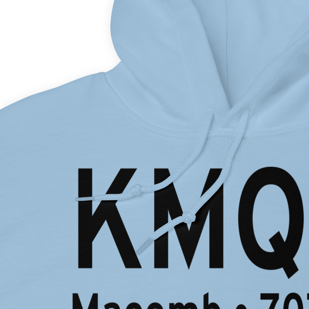 Macomb Municipal Airport (KMQB) ICAO Hoodie Sweatshirt 