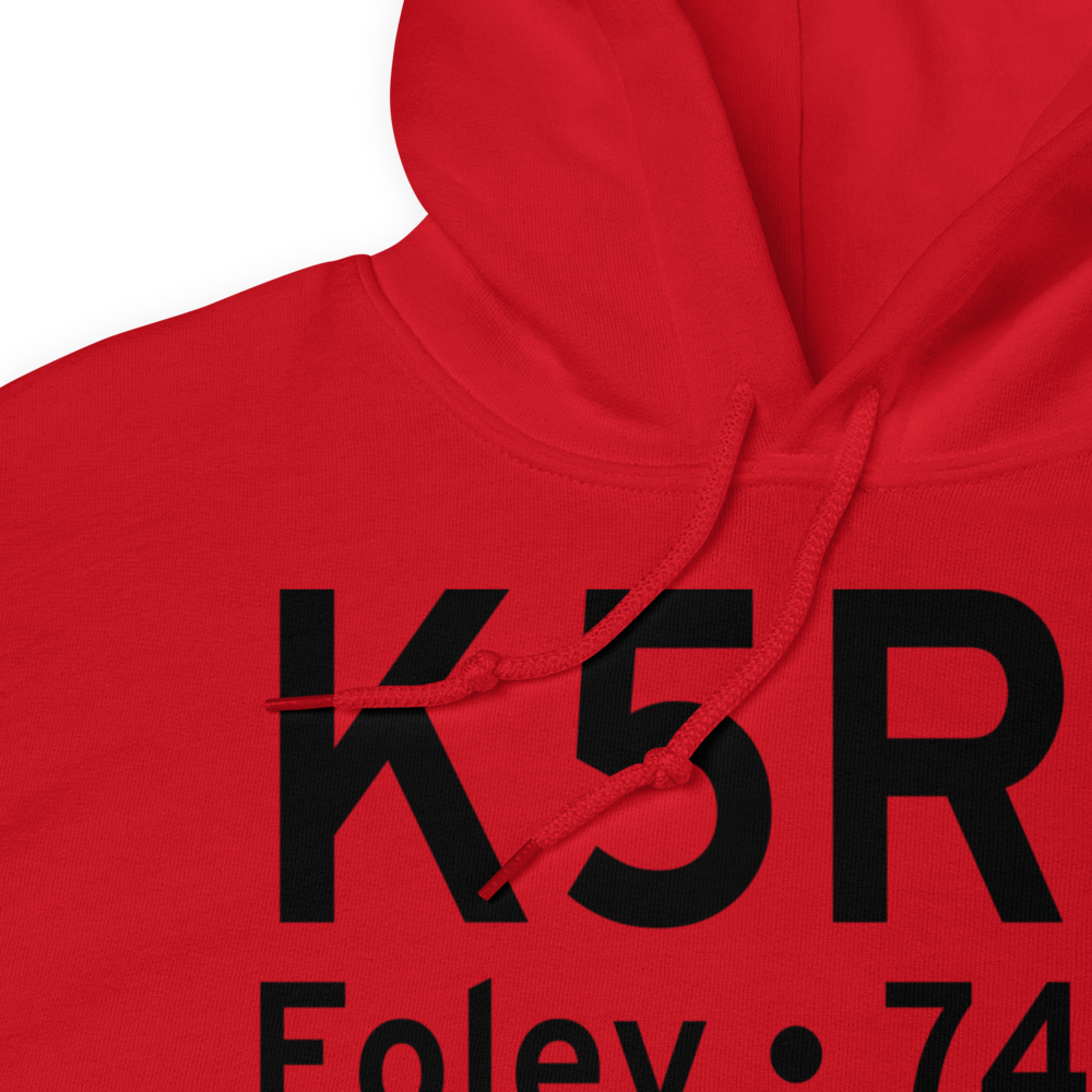 Foley Municipal Airport (K5R4) ICAO Hoodie Sweatshirt 