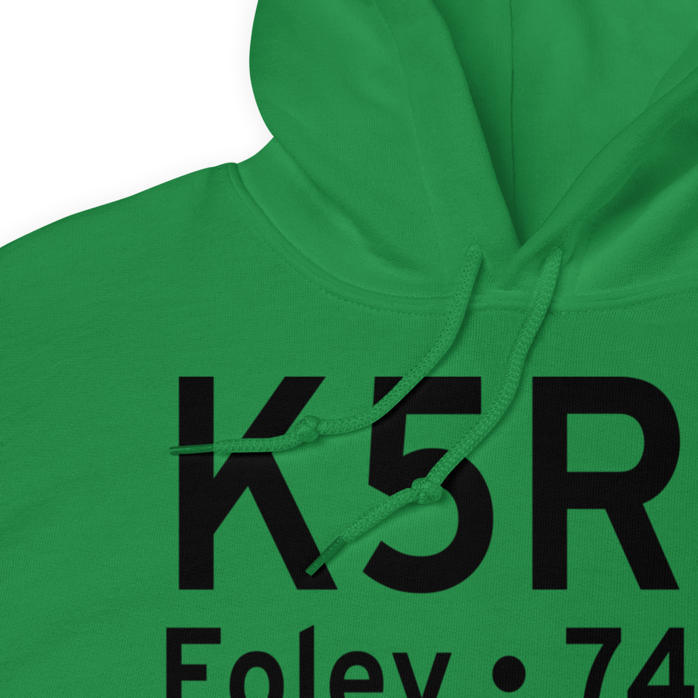 Foley Municipal Airport (K5R4) ICAO Hoodie Sweatshirt 