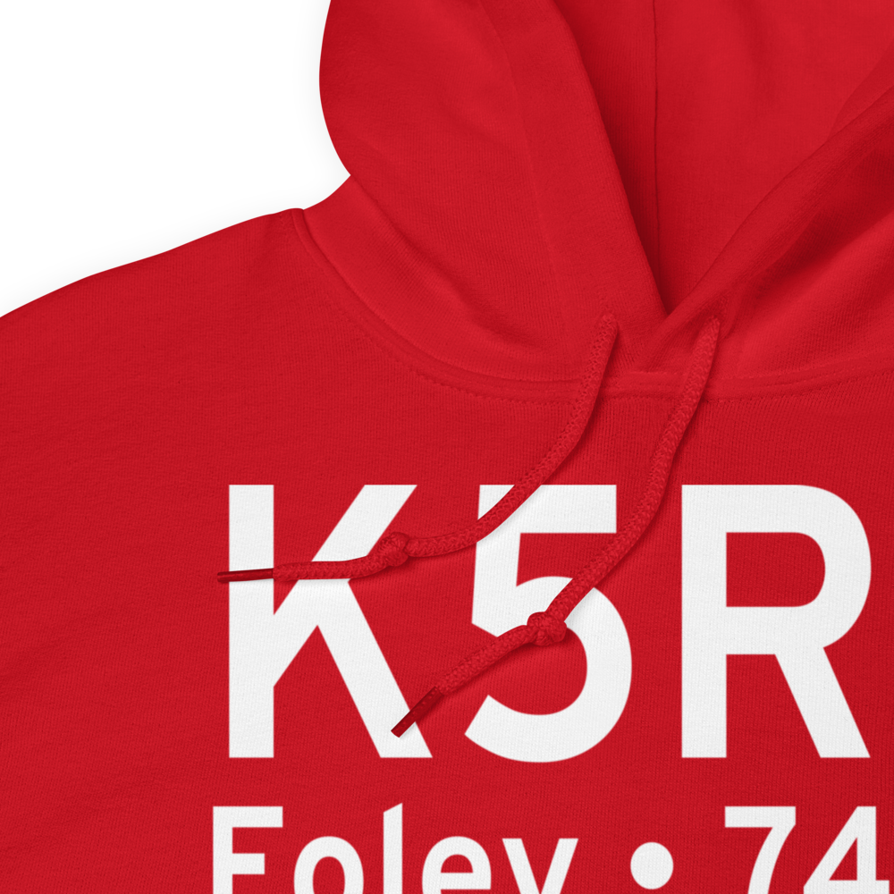 Foley Municipal Airport (K5R4) ICAO Hoodie Sweatshirt 