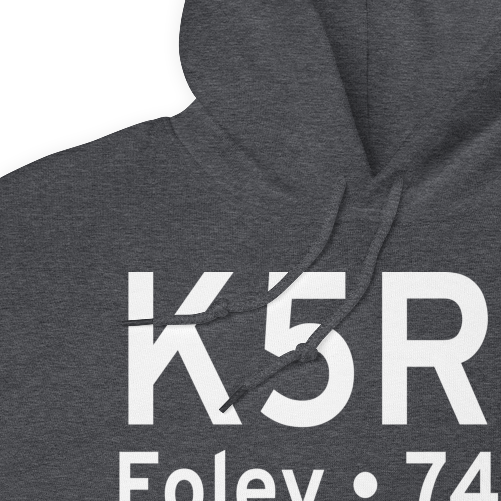 Foley Municipal Airport (K5R4) ICAO Hoodie Sweatshirt 