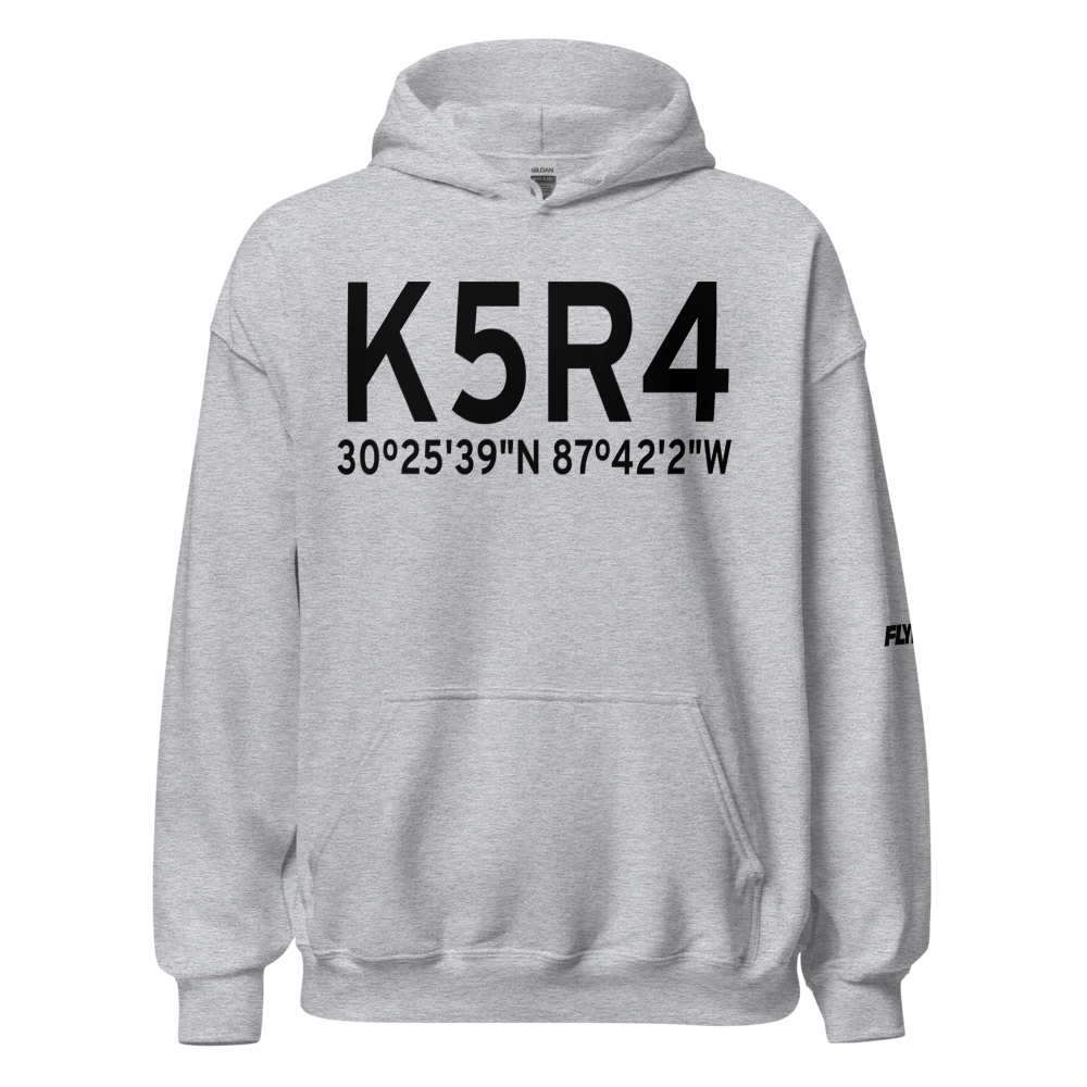 Foley Municipal Airport (K5R4) ICAO Hoodie Sweatshirt 