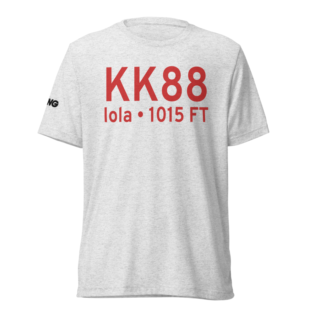 Allen County Airport (KK88) ICAO Tri-blend T-Shirt 