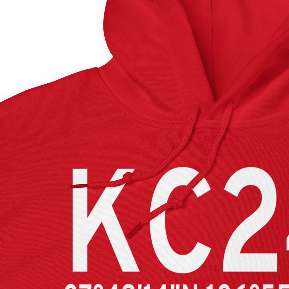 Mineral County Memorial Airport (KC24) ICAO Hoodie Sweatshirt 