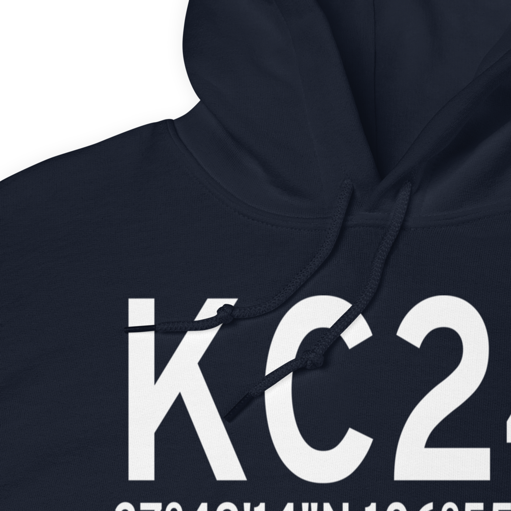 Mineral County Memorial Airport (KC24) ICAO Hoodie Sweatshirt 