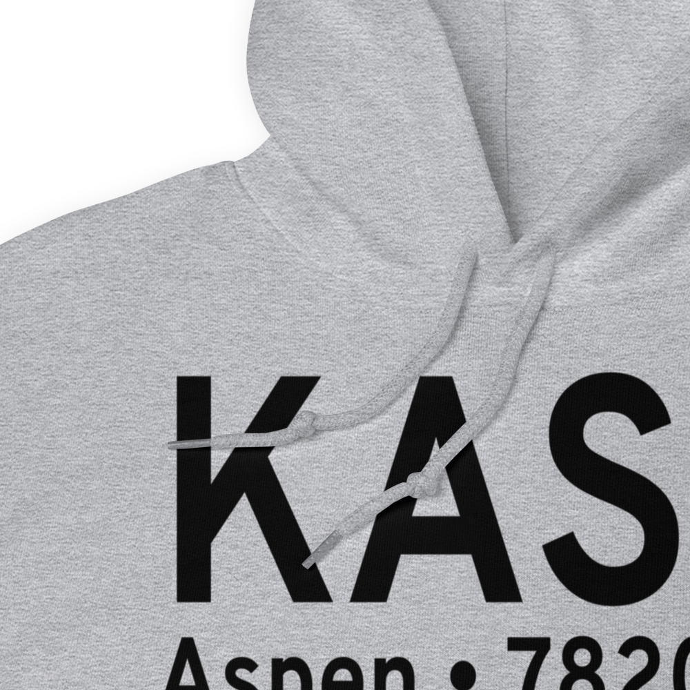 Aspen-Pitkin Co/Sardy Field (KASE) ICAO Hoodie Sweatshirt 