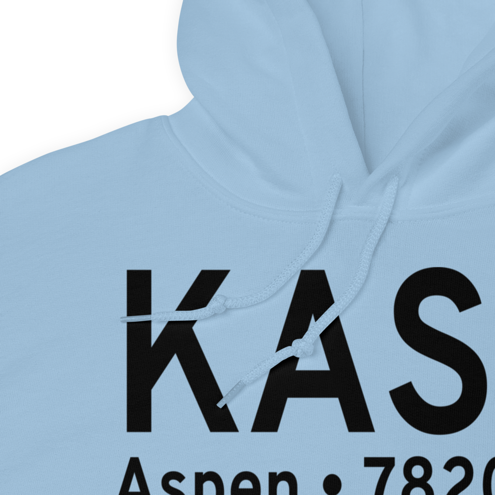 Aspen-Pitkin Co/Sardy Field (KASE) ICAO Hoodie Sweatshirt 