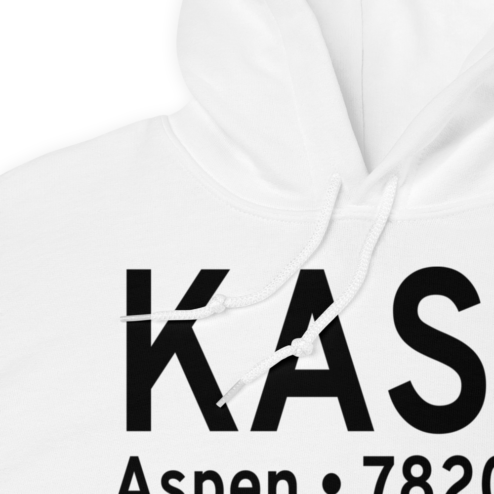 Aspen-Pitkin Co/Sardy Field (KASE) ICAO Hoodie Sweatshirt 