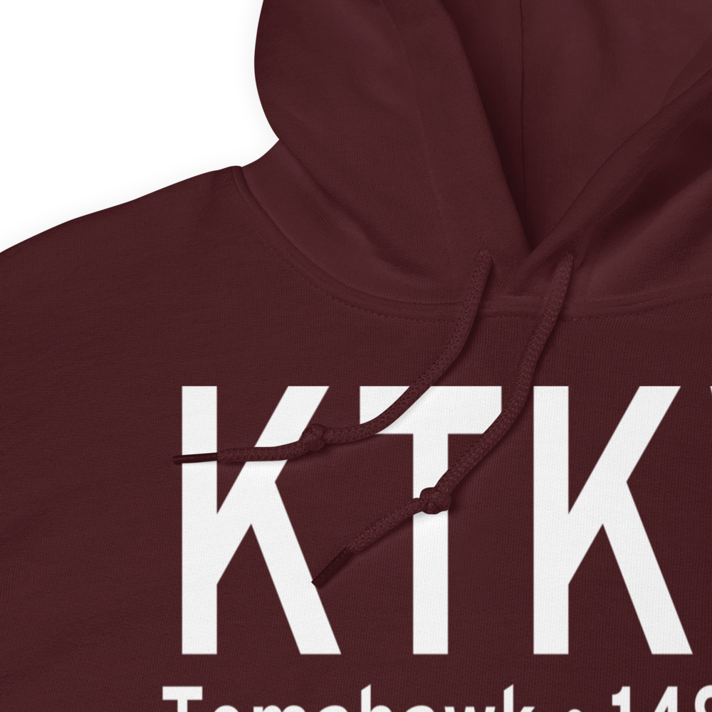 Tomahawk Regional Airport (KTKV) ICAO Hoodie Sweatshirt 