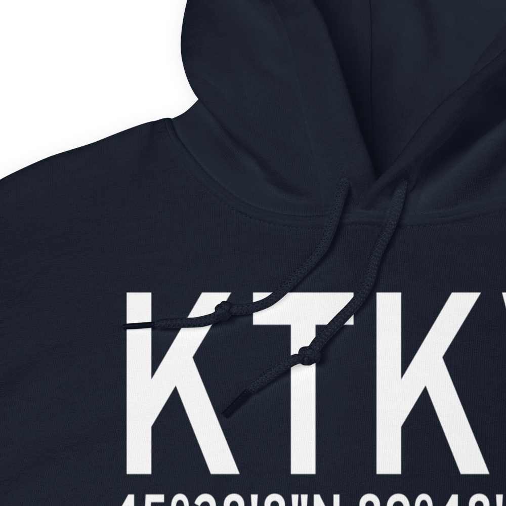 Tomahawk Regional Airport (KTKV) ICAO Hoodie Sweatshirt 