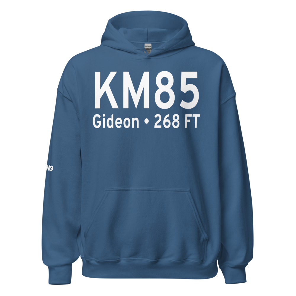 Gideon Memorial Airport (KM85) ICAO Hoodie Sweatshirt 