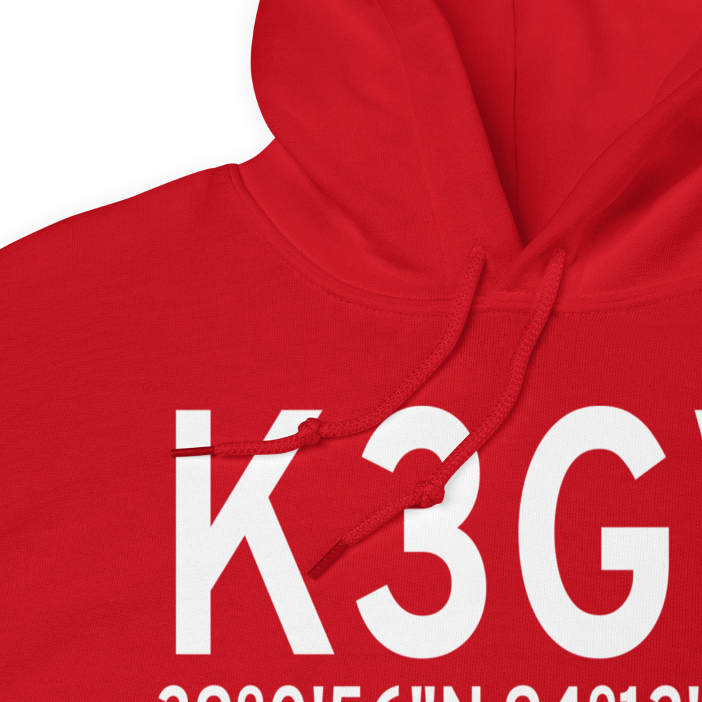 East Kansas City Airport (K3GV) ICAO Hoodie Sweatshirt 