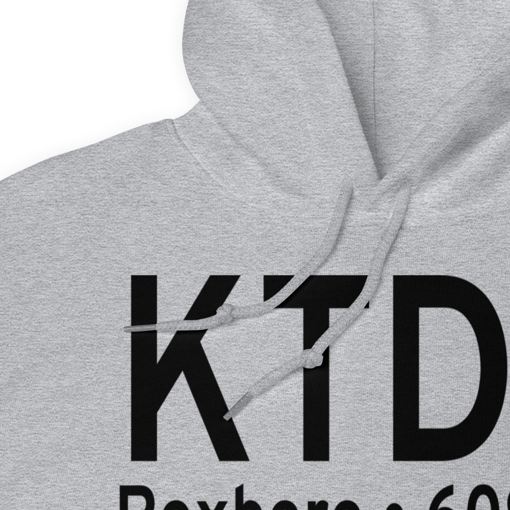 Person County Airport (KTDF) ICAO Hoodie Sweatshirt 