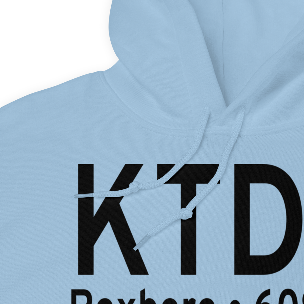 Person County Airport (KTDF) ICAO Hoodie Sweatshirt 