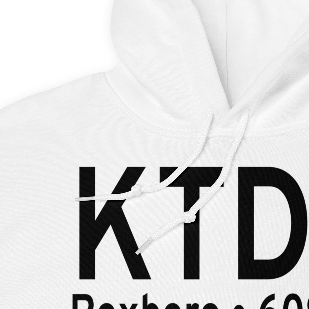 Person County Airport (KTDF) ICAO Hoodie Sweatshirt 