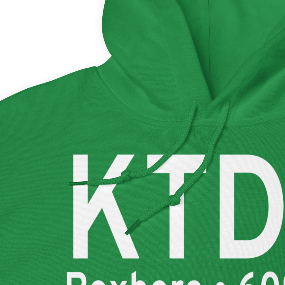 Person County Airport (KTDF) ICAO Hoodie Sweatshirt 