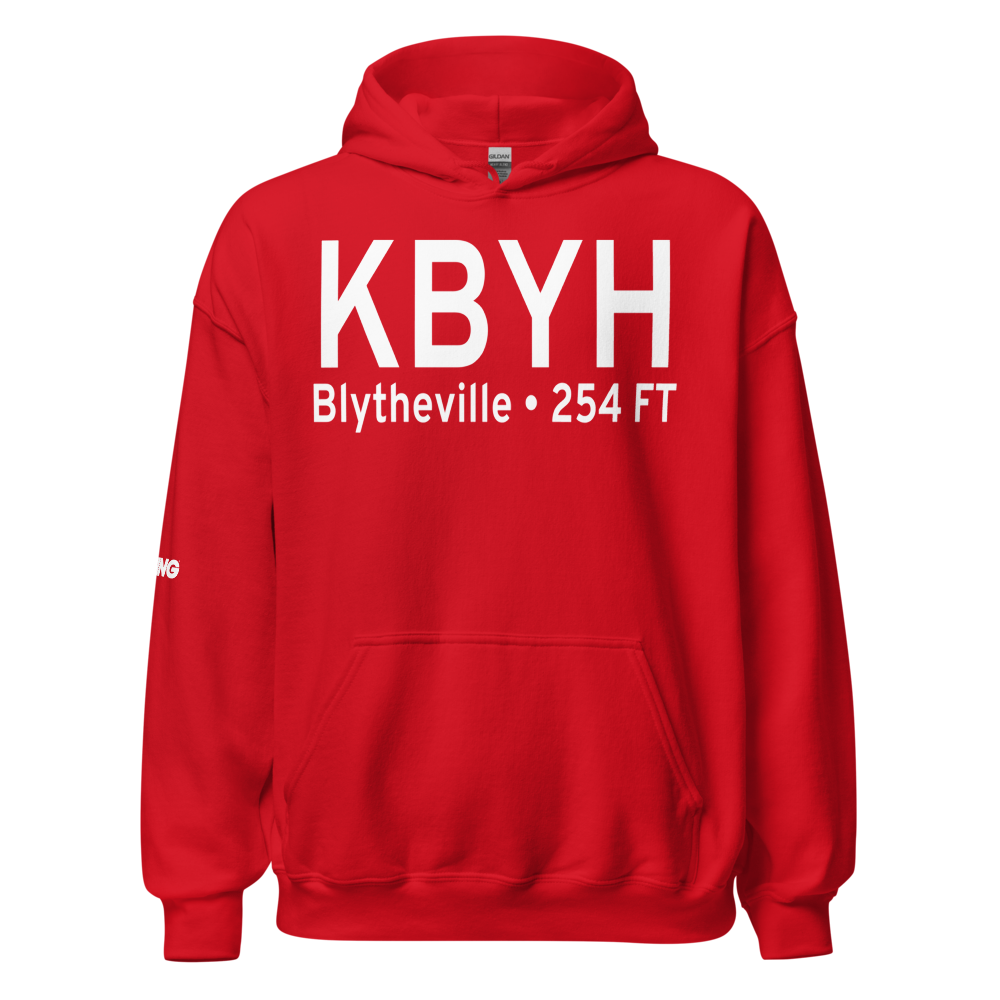 Arkansas International Airport (KBYH) ICAO Hoodie Sweatshirt 