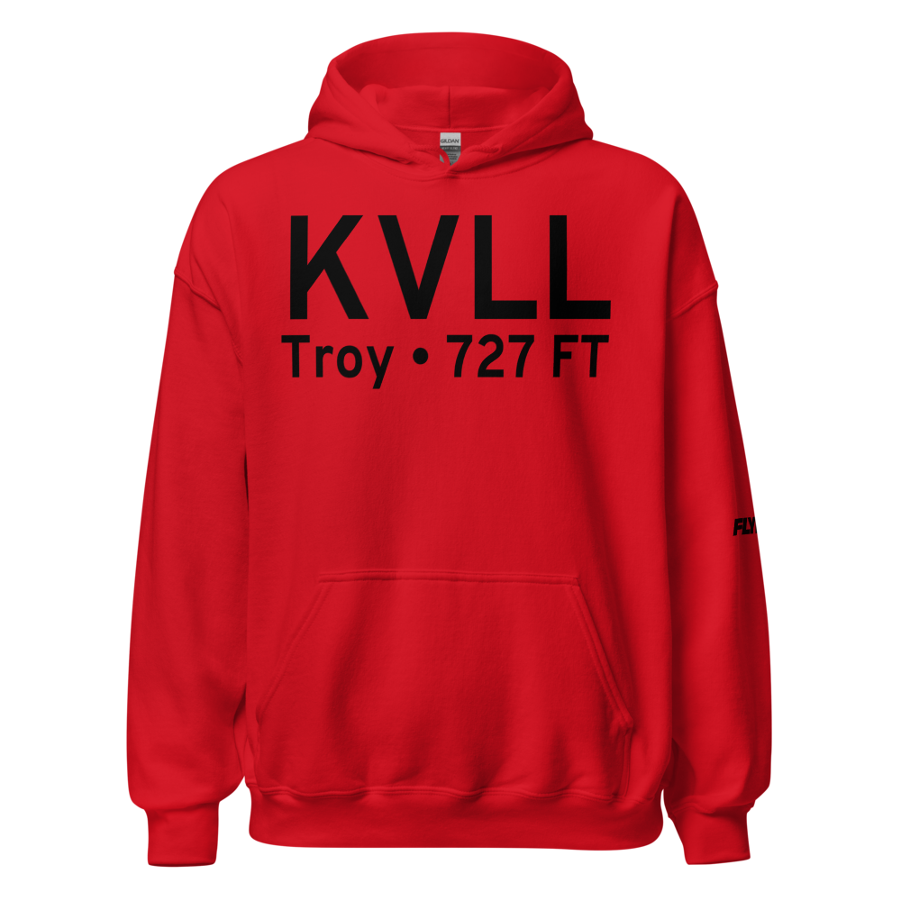Oakland Troy Airport (KVLL) ICAO Hoodie Sweatshirt 