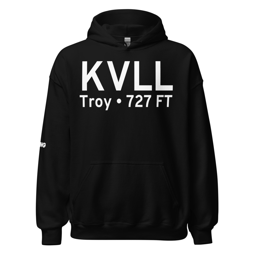Oakland Troy Airport (KVLL) ICAO Hoodie Sweatshirt 