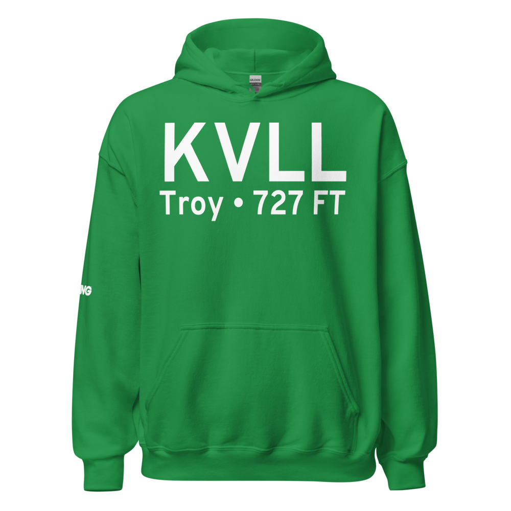 Oakland Troy Airport (KVLL) ICAO Hoodie Sweatshirt 