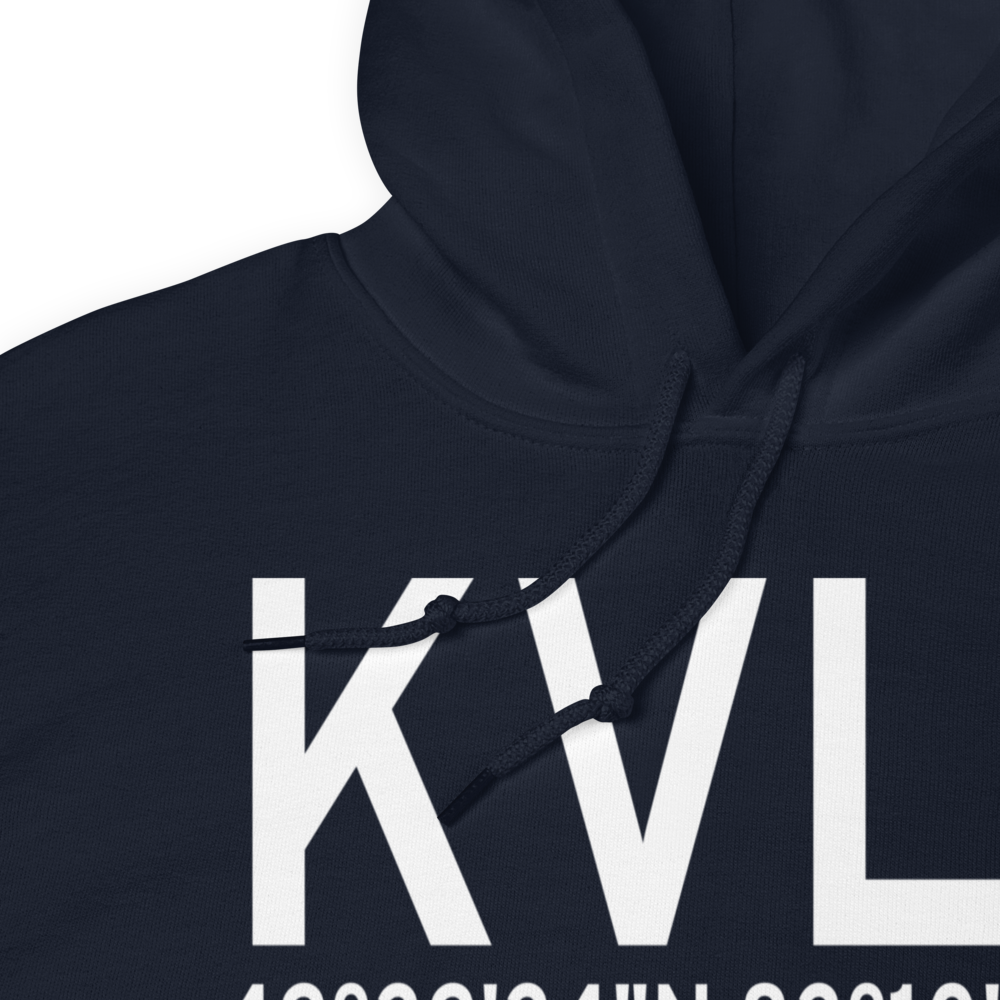 Oakland Troy Airport (KVLL) ICAO Hoodie Sweatshirt 